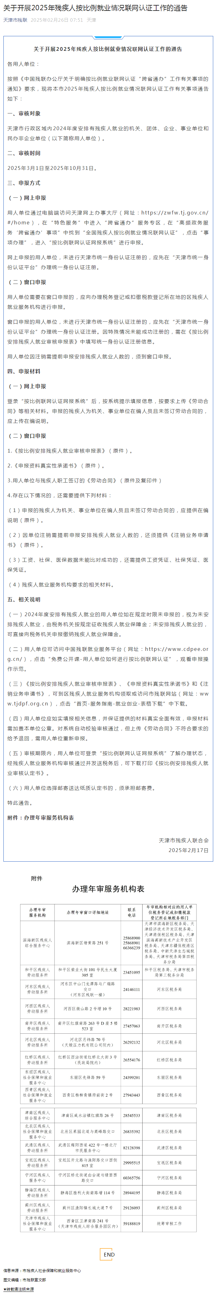 关于开展2025年残疾人按比例就业情况联网认证工作的通告.png
